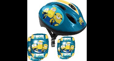 Universal Helm Minions 2 Junior Eps/abs Blauw 5-delig Mt Xs/s