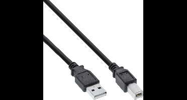 InLine USB naar USB-B kabel - USB2.0 - 0,50 meter