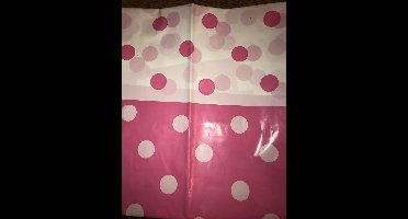 Tafelkleed Fuchsia roze Gestipt 130 X 180 Cm