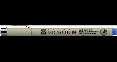 Sakura Pigma Micron 04 pen blauw