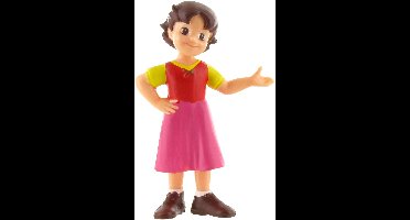 Heidi - Speelfiguurtje in traditionele jurk - taart topper decoratie 7 cm.