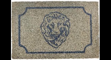 Esschert Design Deurmat 40 X 61,5 Cm Kokosvezel/pvc Grijs/blauw