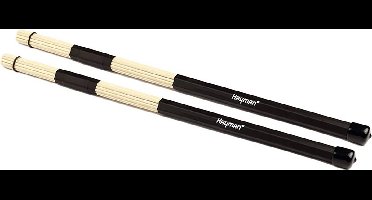 Drumrods Hayman RS-19-B bamboe Zwart handvat.