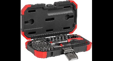 Gedore Red Bitset Met Bitschroevendraaier En Ratel 40-delig