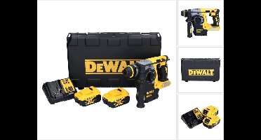 DeWalt DCH 273 P2 accu combihamer 18 V 2,1 J SDS Plus Brushless + 2x accu 5,0 Ah + oplader + koffer