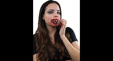 Partychimp Nightmare Fangs Applicatie Halloween Carnaval- Latex