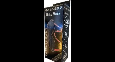 Power Escorts - Fetish Power - Kinky Mask - Fetish Masker - BR93 - Zwart / Rood
