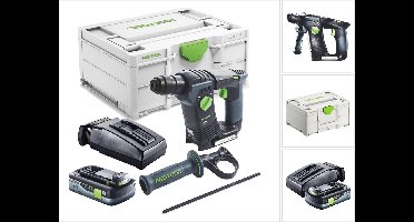 Festool BHC 18-Basic accuklopboormachine 18 V 1,8 J SDS Plus Brushless + 1x accu 4.0 Ah + lader + systainer