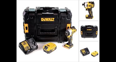 DeWalt DCF 809 P1T accu-slagmoersleutel 18 V Brushless Li-Ion in T-STAK doos + 1 x 5.0 Ah accu + lader