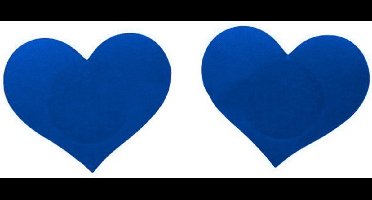 *** 2 paar Foxy Nipple Stickers Royal Blauw - Tepelstickers Beige – Zelfklevende – Tepelbedekkers - van Heble®***