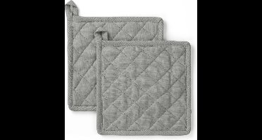 Byrklund Pannenlap Stay Cold - 2x 20x20 - 100% Katoen - Grijs