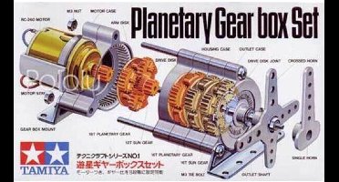 Tamiya 72001 Planetary Gearbox Kit Pololu 70