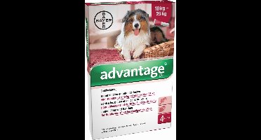 Advantage 250 Anti vlooienmiddel Hond - 4 pipetten