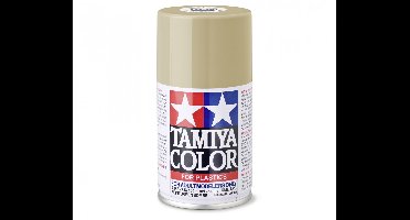 Tamiya Hobbyverf Acrylverf - TS-68 Wooden Deck Tan Light Brown - Matt - Acryl Spray - Verf spuitbus - 100 ml