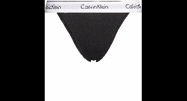 Calvin Klein dames high leg tanga (1-pack) - tanga slip - zwart