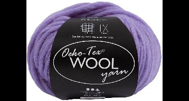 Creativ Company wolgaren paars - 50m breigaren voor kinderen.