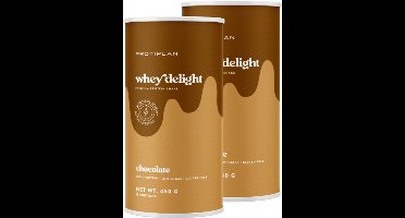 Protiplan | Whey Protein Delight | Chocolate Heaven | 2 Stuks | 2 x 450 g