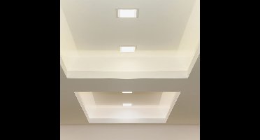 V-TAC VT-61006-SQ LED Mini Paneel - Achtergrondverlichting Inbouw - IP20 - Witte behuizing - 6W- 660 Lumen - 4000K