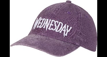 Wednesday Logo Cap Cap WED08334CAC Purple