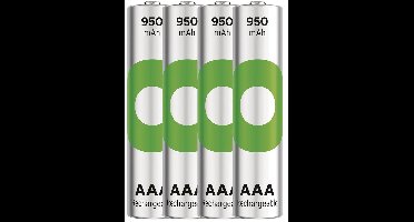 Oplaadbare AAA 950 mAh 4 stuks box