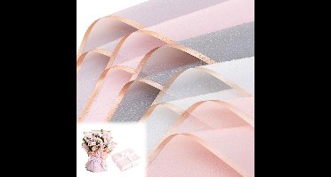 Inovra Plus - Waterdicht inpakpapier voor boeketten en bloemen | Geschenkverpakkingen decoratie | 10 stuks (58 x 58 cm)