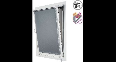 Storesdeco - Opaco EasyFix rolgordijn, rolgordijnen zonder boren Grijs, 45x180 cm