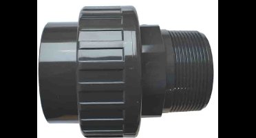 PVC-U Verschraubung 63mm x 2" met Kleefmof - Buis Koppelen