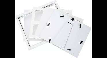 New Age Devi - Baby Fotolijst - met Klei Afdruk Voet en Hand - Gipsafdruk Baby - Kraamcadeau Jongen Meisje - Babyshower - Kraampakket Geboorte Cadeau - Baby Artikelen