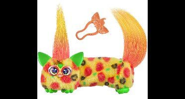 Furby DJ Furblets Pepp-Oh-Roni, elektronisch miniknuffeldier voor meisjes en jongens van 6+