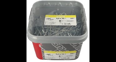 Unischroef Emmer 4.0X70/35 Verz. TX20 platkop Dynaplus (1000) - Emmer à 1000 stuks