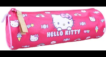 Vadobag Sanrio Pencil case Hello Kitty Follow The Rainbow Round Stationery