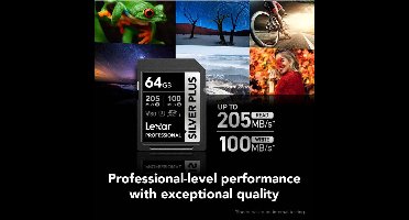 Lexar Professional SILVER PLUS 64 GB SDXC UHS-I Klasse 3