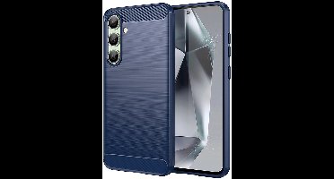 Hurtel Siliconen Carbon Hoesje Voor Samsung Galaxy S24 Fe Beschermend
