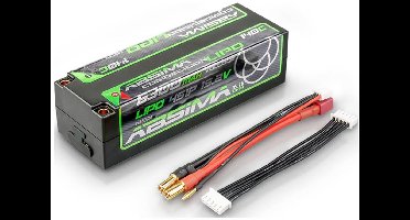 Absima LiPo accupack 15.2 V 6300 mAh Aantal cellen: 4 140 C Hardcase 5 mm, T-stekkers