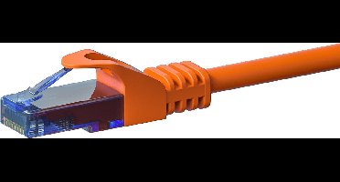Danicom UTP CAT6a patchkabel - 20 meter oranje - 100% koper - netwerkkabel - internetkabel - UTP kabel - RJ45 - 10000 mbit/s