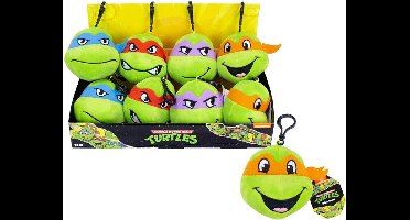 Khadou Teenage Mutant Ninja Turtles Head Clip-On Pluche-Willekeurig (Diversen) Nieuw
