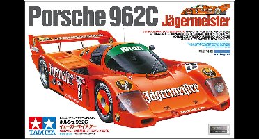 Tamiya Modelbouwpakket Auto - 24372 Porsche 962C Jägermeister - R Auto Plastic - 1:24 - Modelbouw