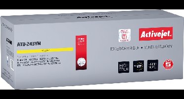 ActiveJet ATB-243YN Toner voor Brother-printer; Brother TN-243Y-vervanging; Opperste; 1000 pagina's; geel.