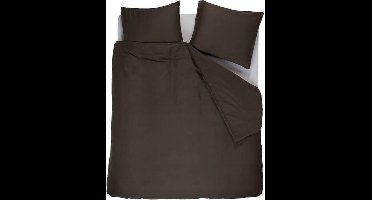 VTWonen Earth - Dekbedovertrek - Lits-jumeaux - 260x200/220 cm - Dark Brown