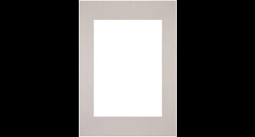 Passe-Partout Fotomaat 42x59,4 cm - Lijstmaat 59,4x84 cm - Grijs Graniet - Museumkarton - Fotolijst niet inbegrepen