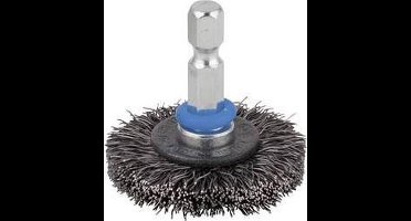 wolfcraft - Staaldraad-schijfborstel, gevlochten - 2119000