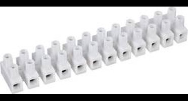 TRU COMPONENTS 609510 Kroonsteen Flexibel: 4-10 mm² Massief: 4-10 mm² Aantal polen: 12 1 stuk(s) Wit