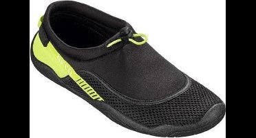 BECO Waterschoenen Beach - Unisex - Neopreen - Zwart/lichtgroen - Maat 38
