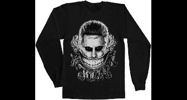 DC Comics Suicide Squad Longsleeve shirt -M- Joker - Damaged Zwart
