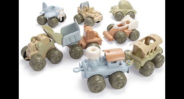 Dantoy Bio Speelgoed Auto set 8 stuks