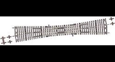 H0 Roco RocoLine (zonder ballastbed) 42496 Engels wissel 345 mm 1 stuk(s)