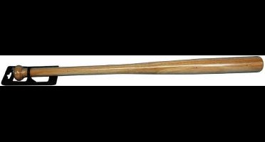 Honkbal bat hout 28", kleur naturel 50 mm