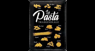 Wandbord - La Pasta Tradizionale -30x40cm-