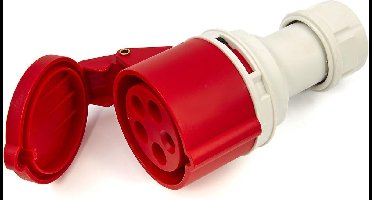 HBM Cee Form Contrastekker 400 Volt 32A, 5 Polig, 6h, IP44