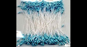 Meeldraadjes parel blauw 1 Millimeter 144 Stuks